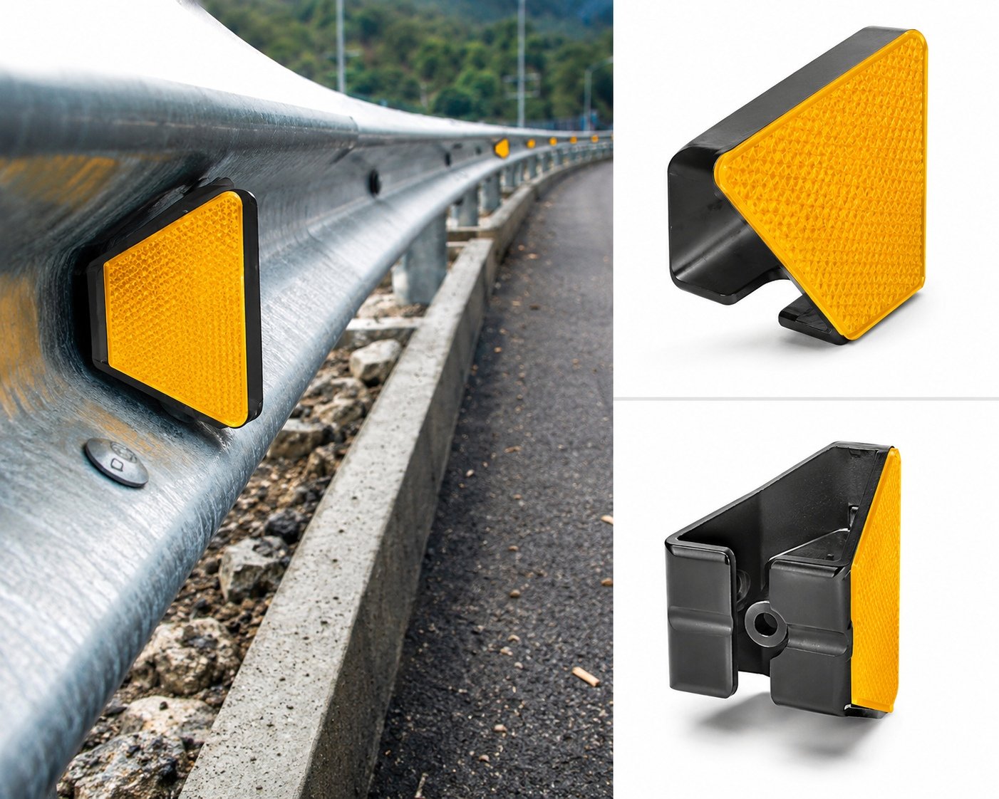 Guardrial Reflectors